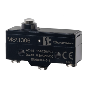 MS\1306 Мини-выключатель плунжер подпружиненный короткий - Изображение изделия